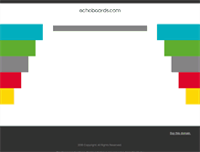 Tablet Screenshot of echoboards.com